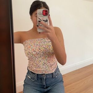Altar’d State Floral Tube Top